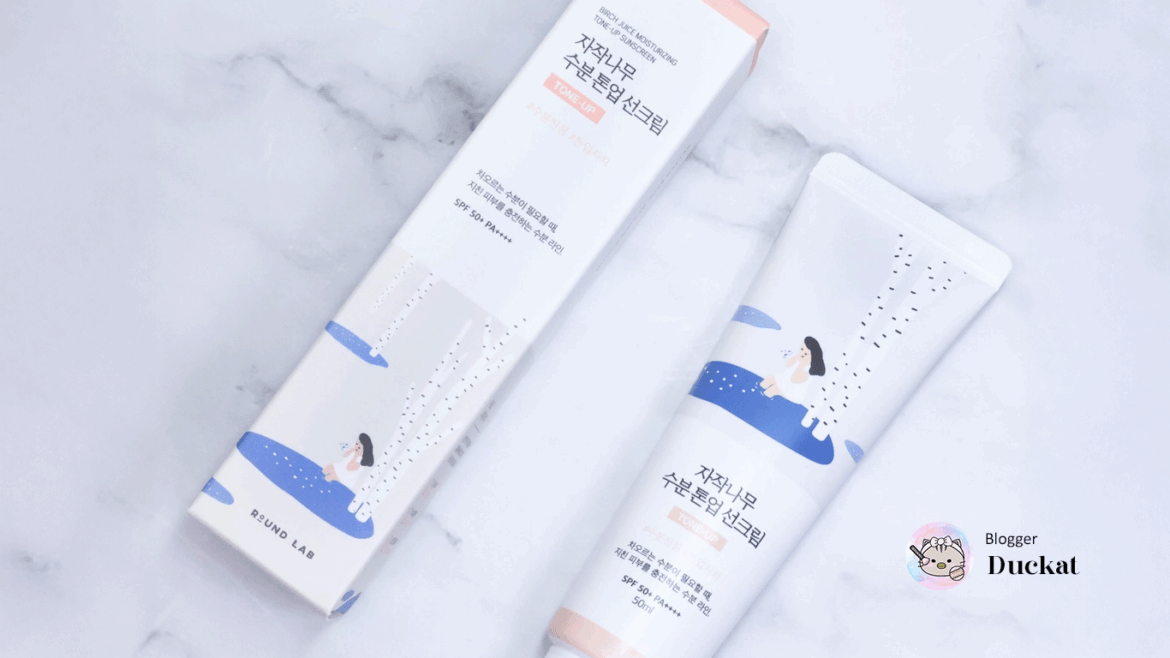 ROUNDLAB Birch Juice Tone-Up Sunscreen Review by Duckat